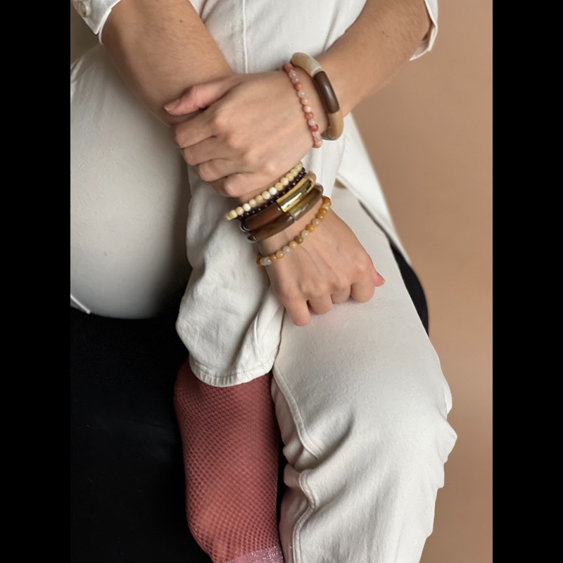 Conmé Armbånd Puzzle Caramel 6