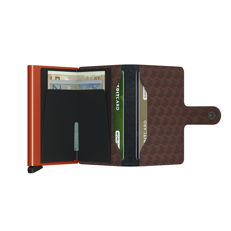 Secrid Korthållare Mini wallet Brunt mönster 3