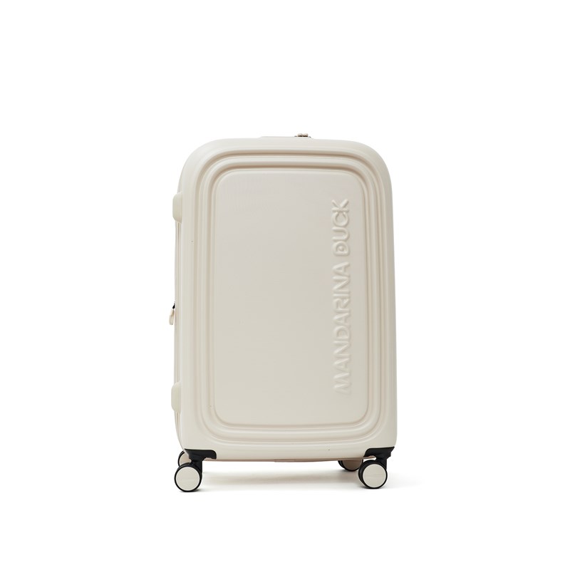 Mandarina Duck Kuffert Logoduck Grå/hvid 69 Cm 1