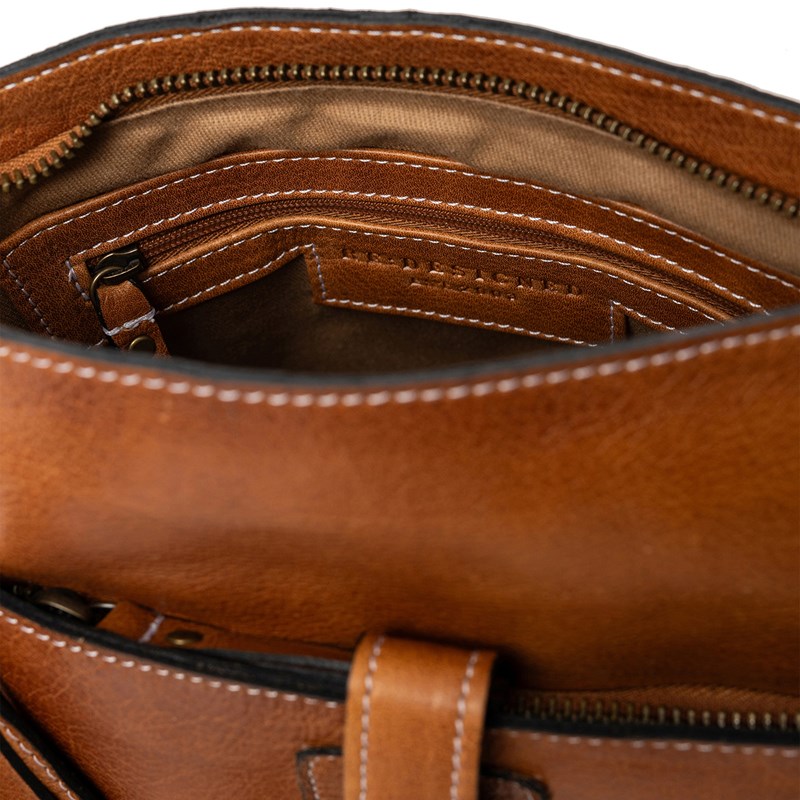 RE:DESIGNED Crossbody Lilia Small Cognac 6