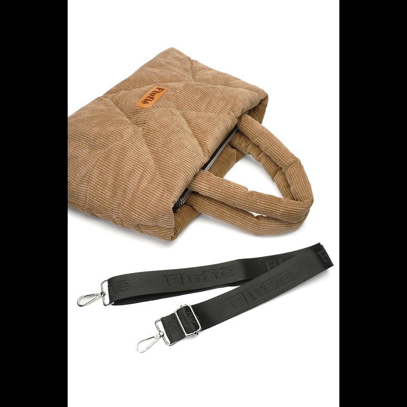 Flufié Håndtaske Flufié Pillow Cord Beige 2