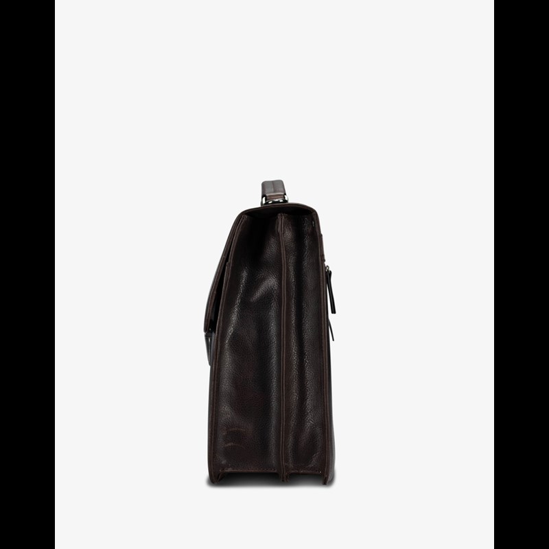 Jost LONDON Briefcase 2C Brun 15" 3