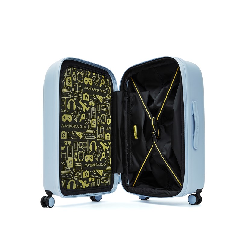 Mandarina Duck Resväska Logoduck+ Ljusblå 69 Cm 4