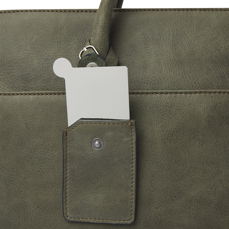 Castelijn & Beerens Håndtaske RFID Mørk grøn 15" 5
