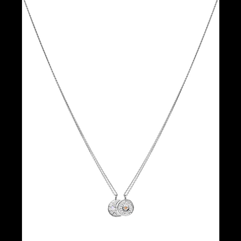 Maanesten Halsband Friendship Silver 2
