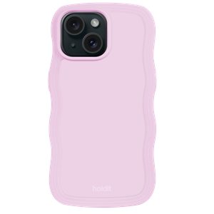 Holdit Mobilcover Wavy Iphone 15 Lilla