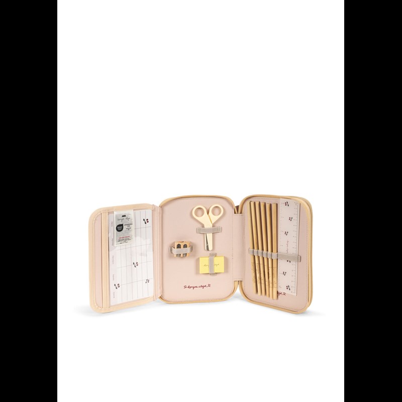 Konges Sløjd Pennfodral Clover Coeur Coloré Creme 5