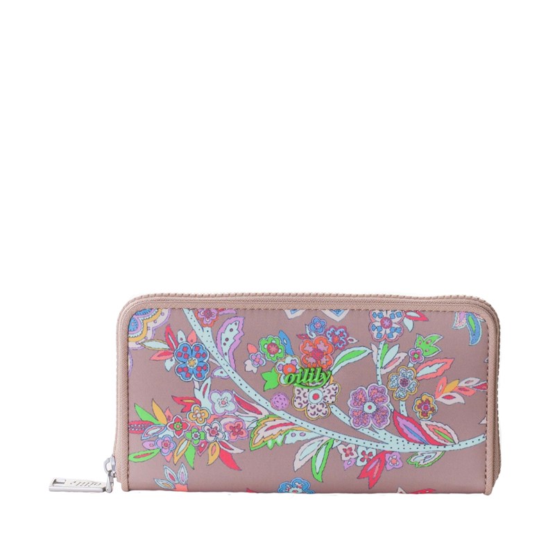 Oilily Pung Zip Wallet L Beige 1