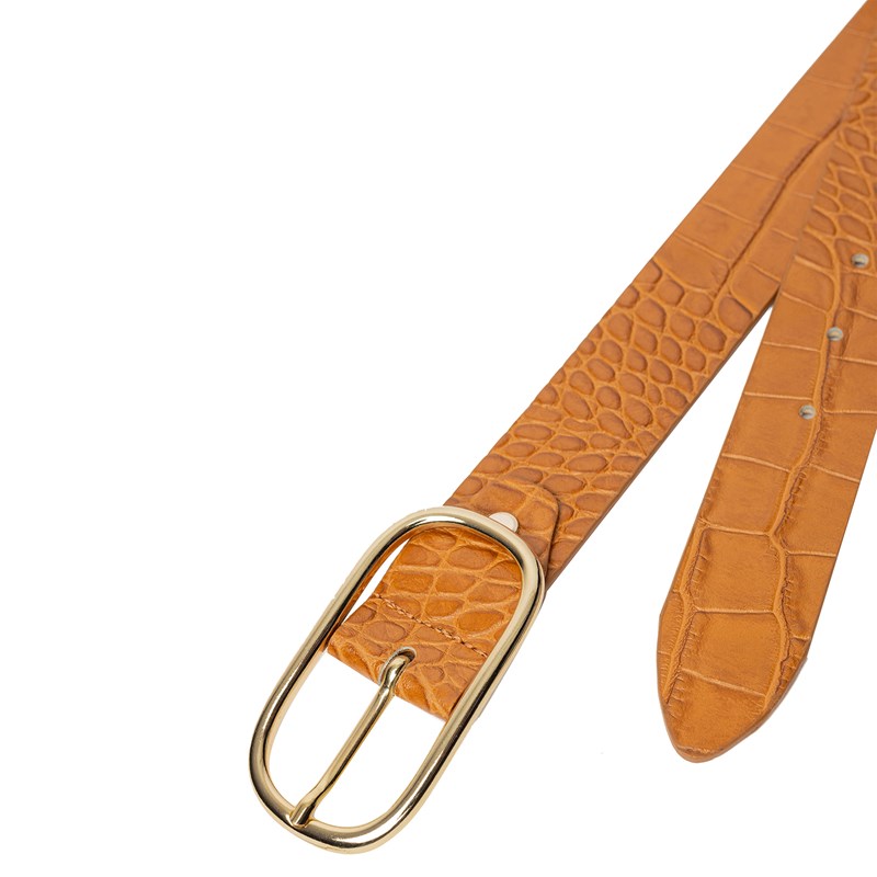 RE:DESIGNED Bælte Francini Cognac 85 Cm 4