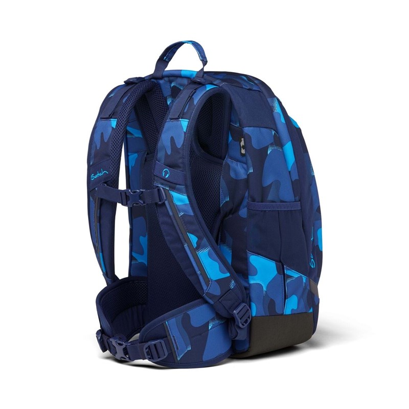 Satch Skoletaske Air Troublemaker Blå camuflage 5