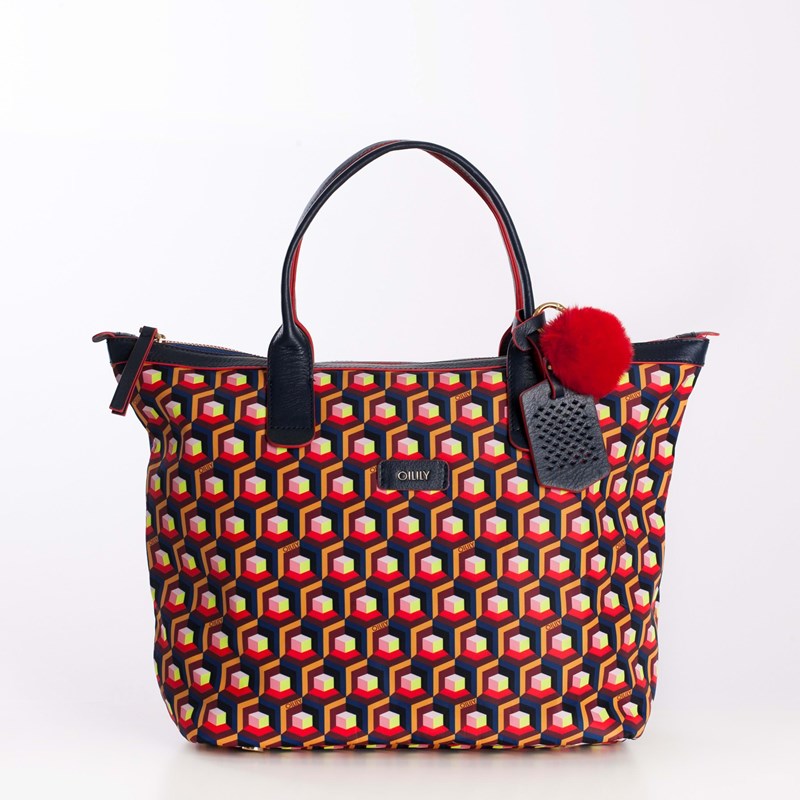 Oilily Shopper Blå/mønster 3