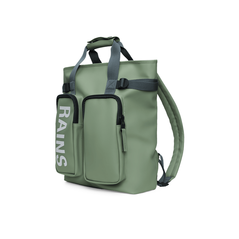 RAINS Ryggsäck Texel Tote Backpack Blad grön 3