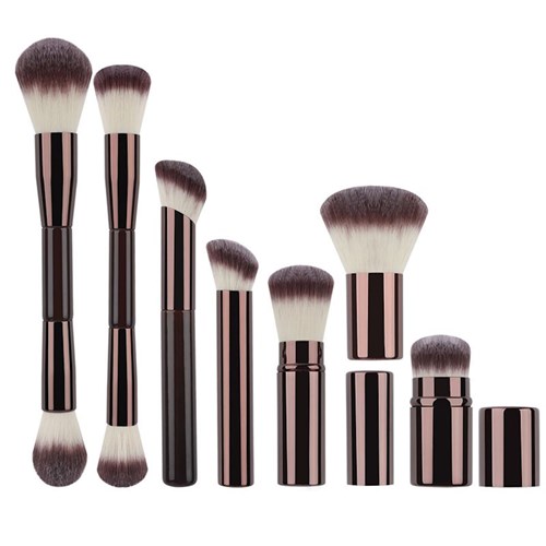 Makeupbørste Sæt Dark Mocha