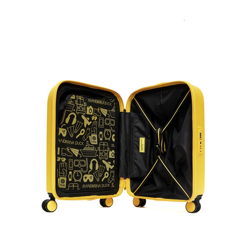 Mandarina Duck Kuffert Logoduck Gul 55 Cm 4