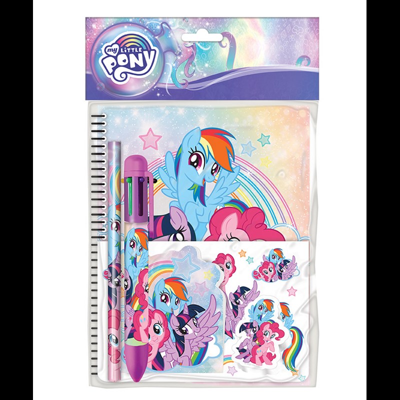 My Little Pony Skrivesæt MLP Lilla/hvid/pink 1