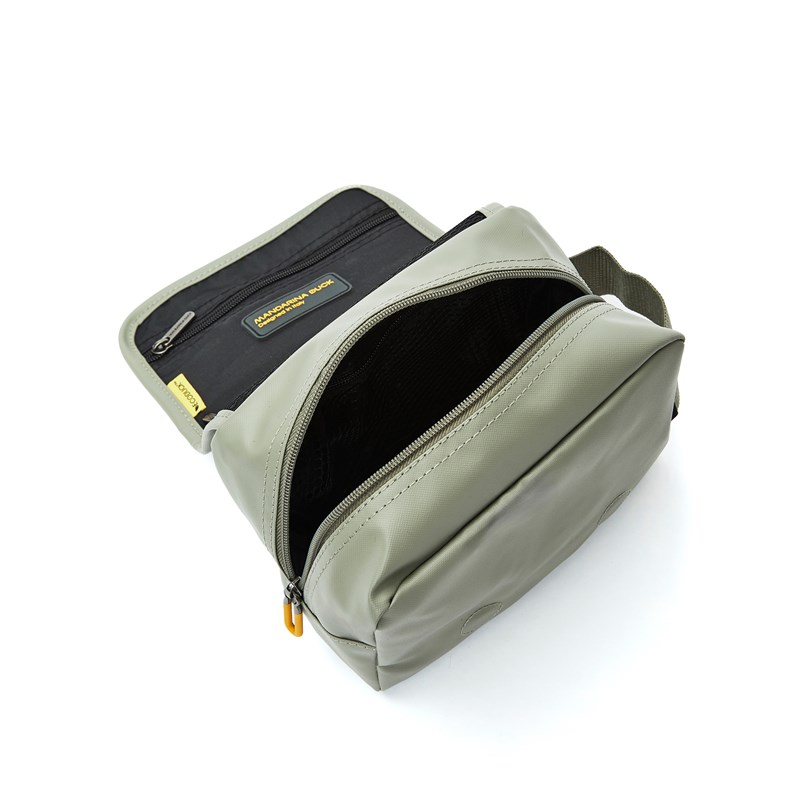 Mandarina Duck Toilettaske Eco Coated Beige/grå 4