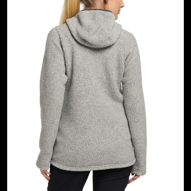Haglöfs Trøje Pile Hood Dame Grå Str M 4