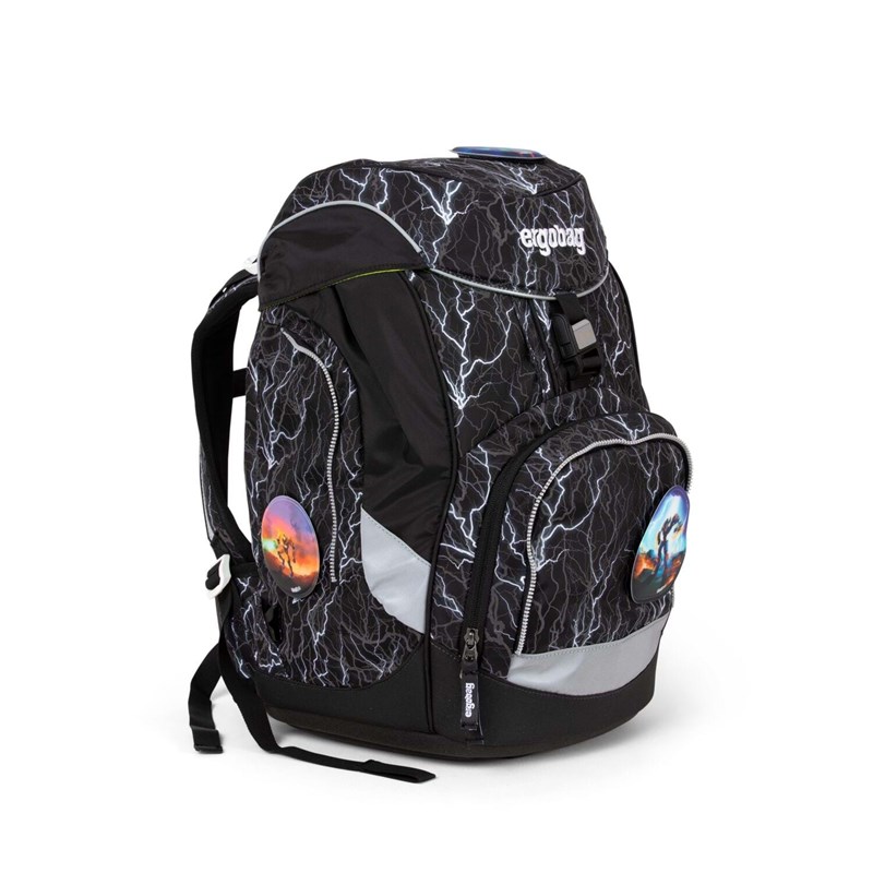 Ergobag Skoletaskesæt Pack Glow Sort/Hvid 2