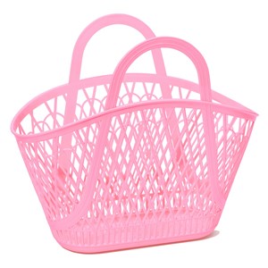 Sun Jellies Shopper Betty Basket Pink