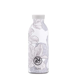 24Bottles Termoflaske Clima Bottle Tea Hvid blomst