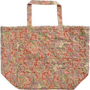 Ib Laursen Shopper Quiltet Grøn/orange
