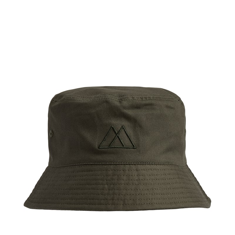 MARKBERG Mobbare Hatt BucketMBG Logo Oliv Grön 1