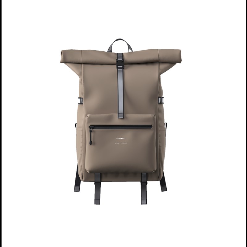 Sandqvist Ryggsäck Ruben 2.0 Grön/Taupe 15"