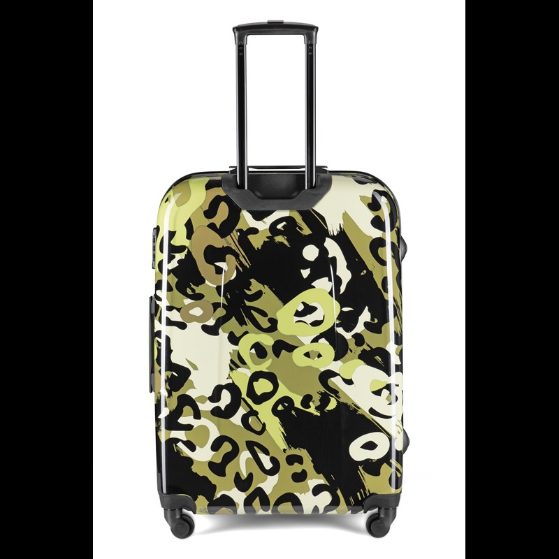 Aries Travel Kuffert Barcelona Grøn mønster 75 Cm 3