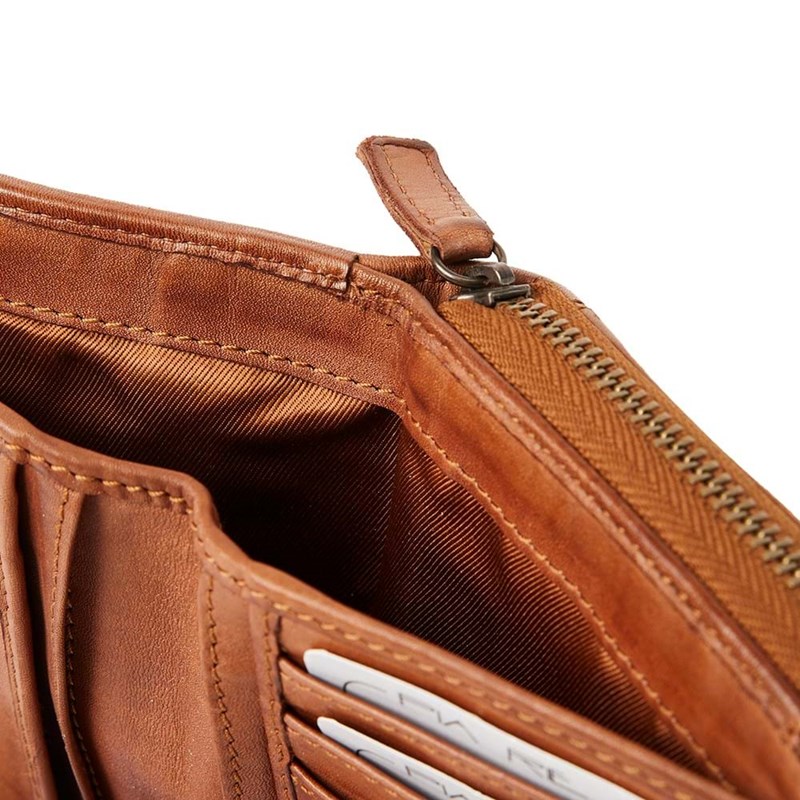 Pia Ries Plånbok Aska Konjak 9