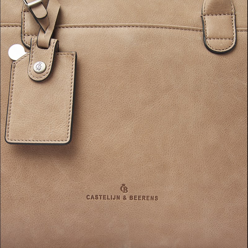 Castelijn & Beerens Håndtaske RFID Beige 15" 4