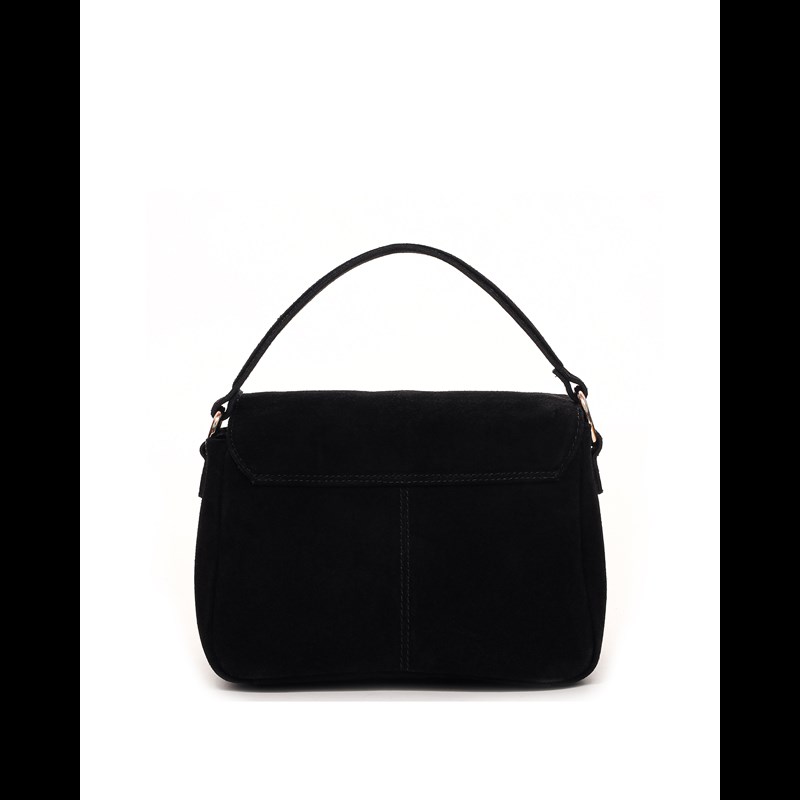 Núnoo Håndtaske Honey Icon Suede Sort 4