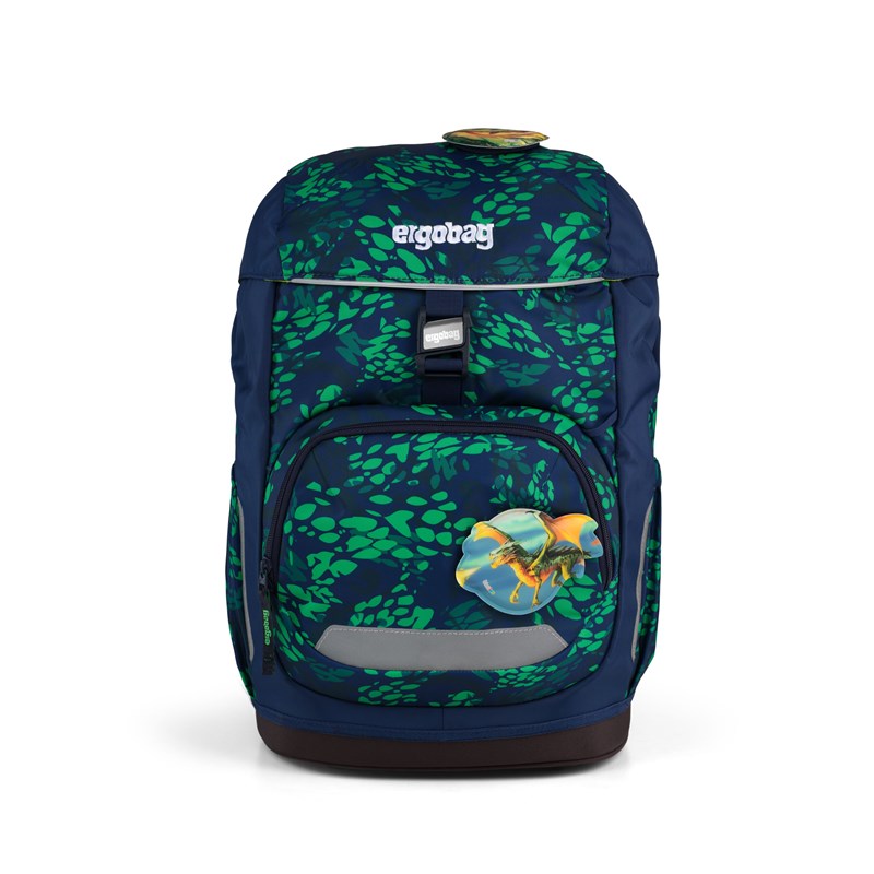 Ergobag Skoletaske Flex FireBear Drag. Blå/Grøn 1