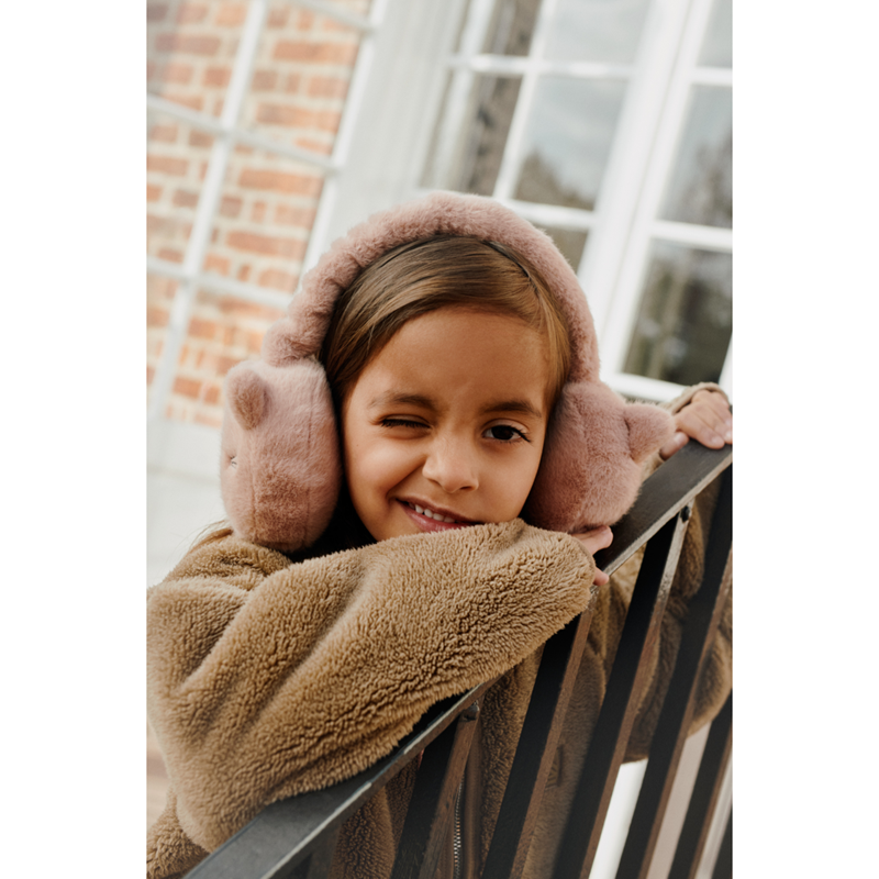 LIEWOOD Ørevarmer Timothy Plush Cat Rosa 2