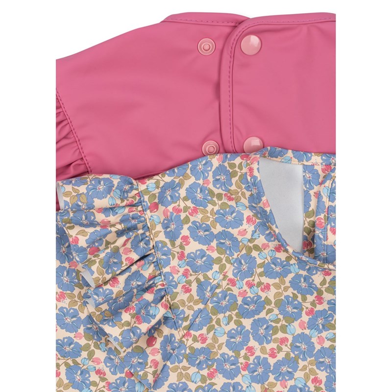 Konges Sløjd Haklapp med Ärmar 2-Pack Rosa 6 mdr. - 12 mdr. 2