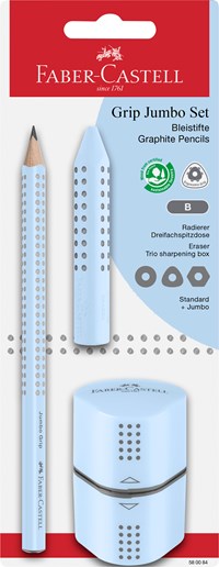 Faber-Castell Jumbo Grip Trio Ljusblå 1