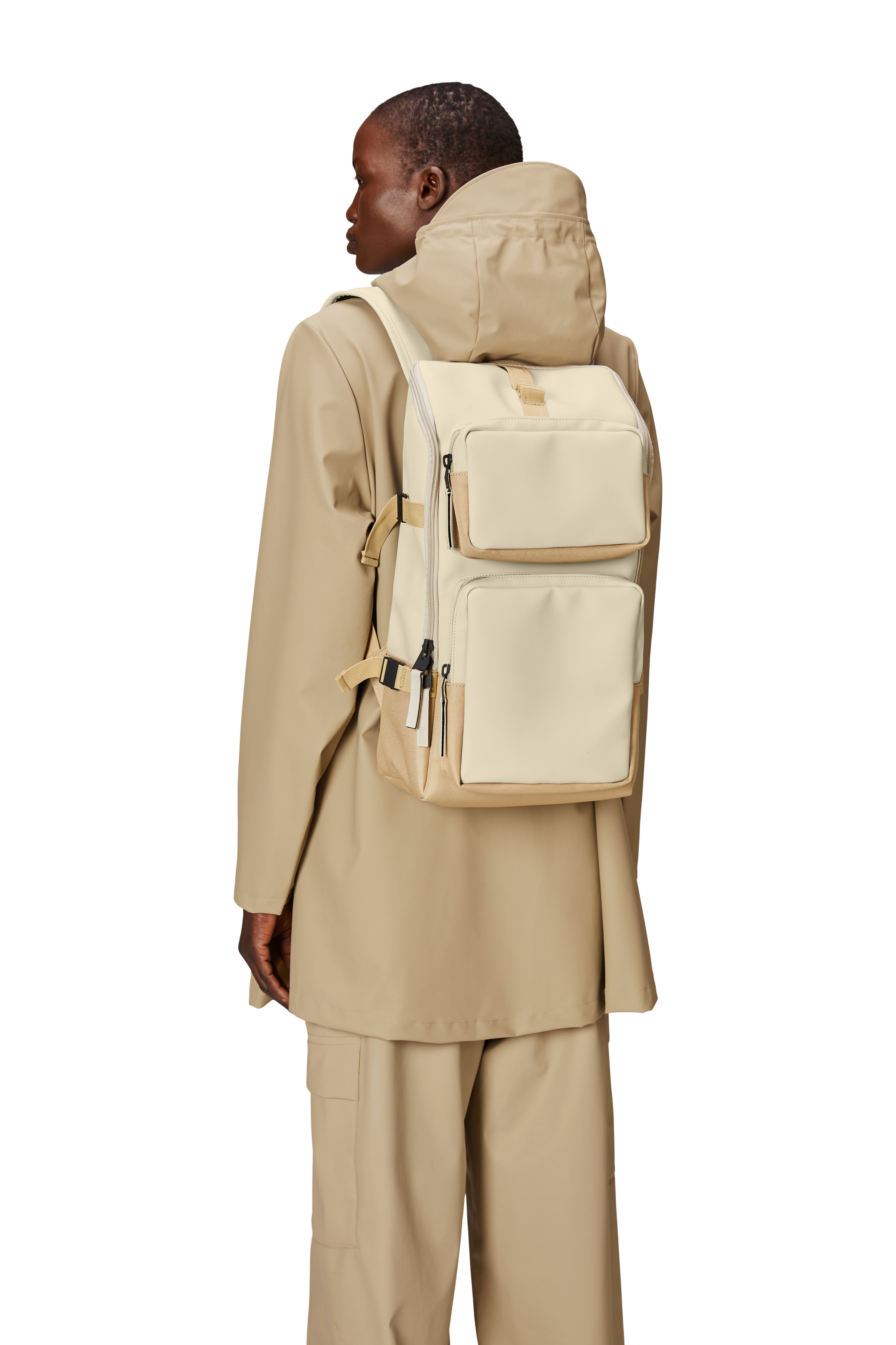 RAINS Ryggsäck Trail Cargo Backpack Creme 4