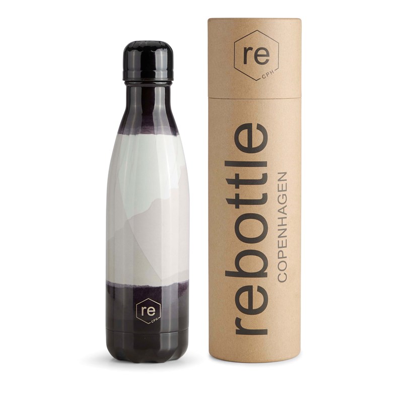 Rebottle Copenhagen Drikkeflaske Sort/Lyserød 4