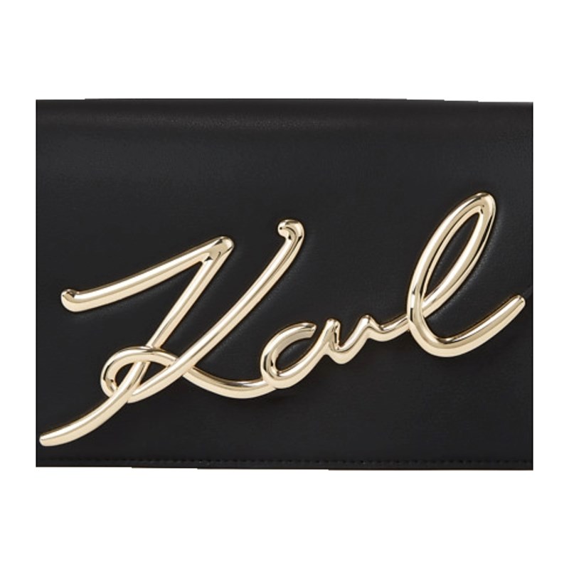 KARL LAGERFELD Skuldertaske Sort/Guld 4