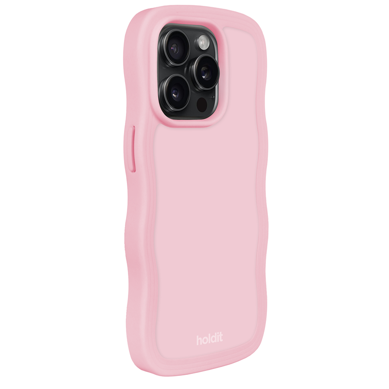 Holdit Mobilcover Wavy Pink iPhone 14 Pro 3