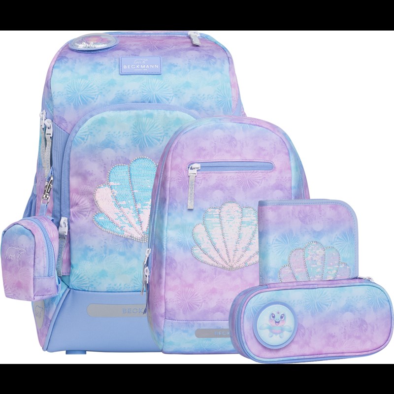 Beckmann Skoletaskesæt Active Air Sea lyseblå/lilla 1