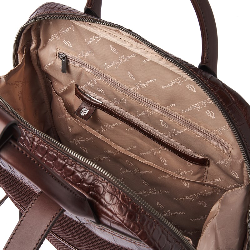 Castelijn & Beerens Rygsæk Emma RFID Mocca Brun 15" 8