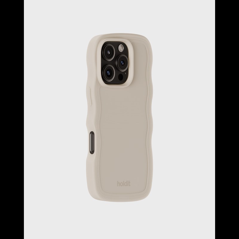 Holdit Mobilfodral Wavy Beige Iphone 16 Pro 2