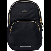 Beckmann Skoletaske Sport Jr Black Gold Sort