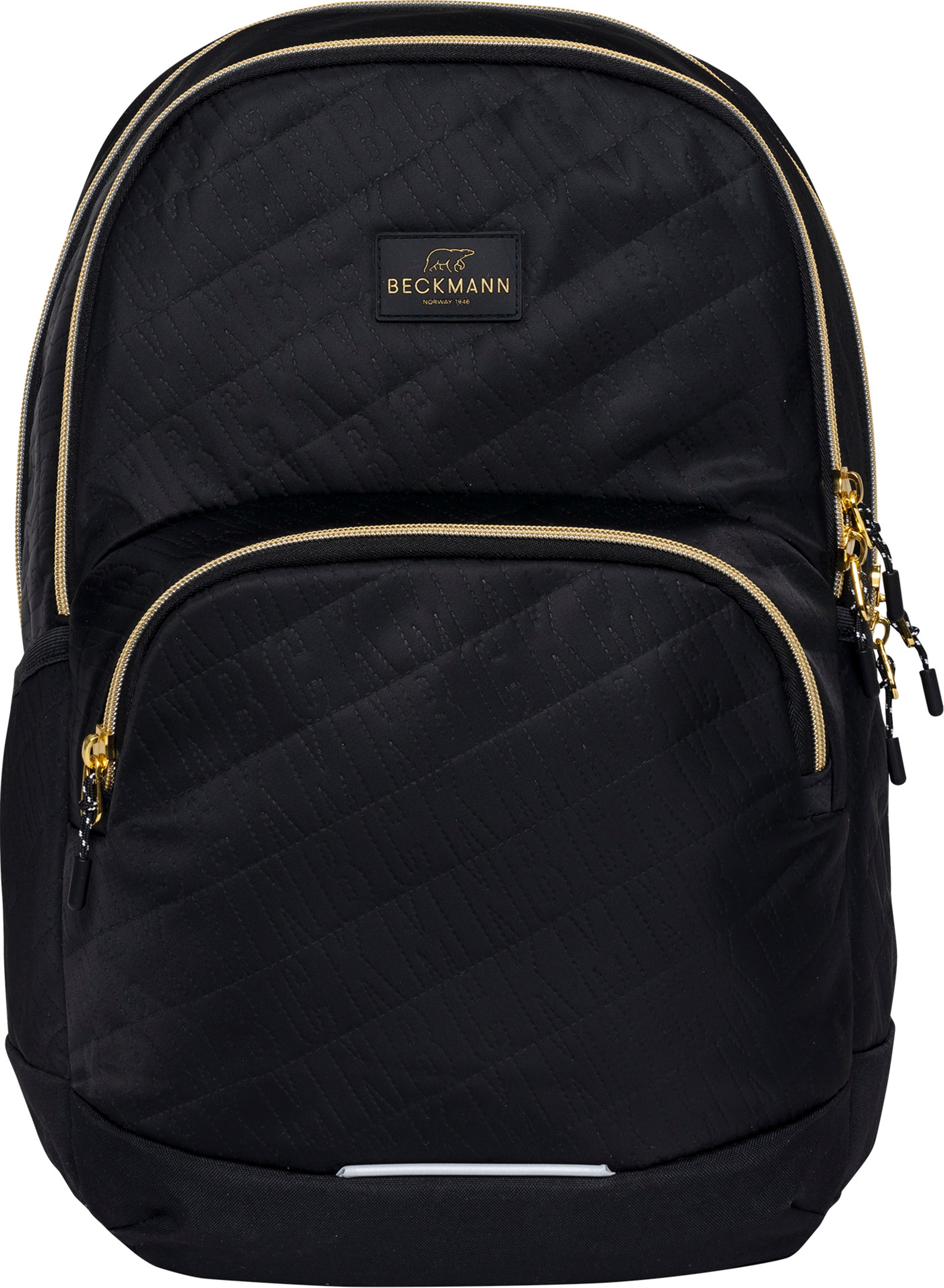 Beckmann Skoletaske Sport Jr Black Gold