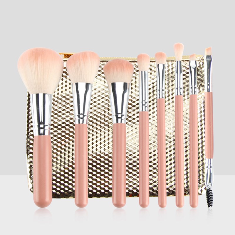 Technique Pro Advanced Face Makeupborstset Rosa 3