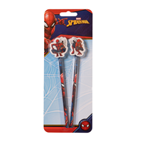 Spiderman Blyertspennor 2-pack Spiderman Blå/Röd/Svart 1