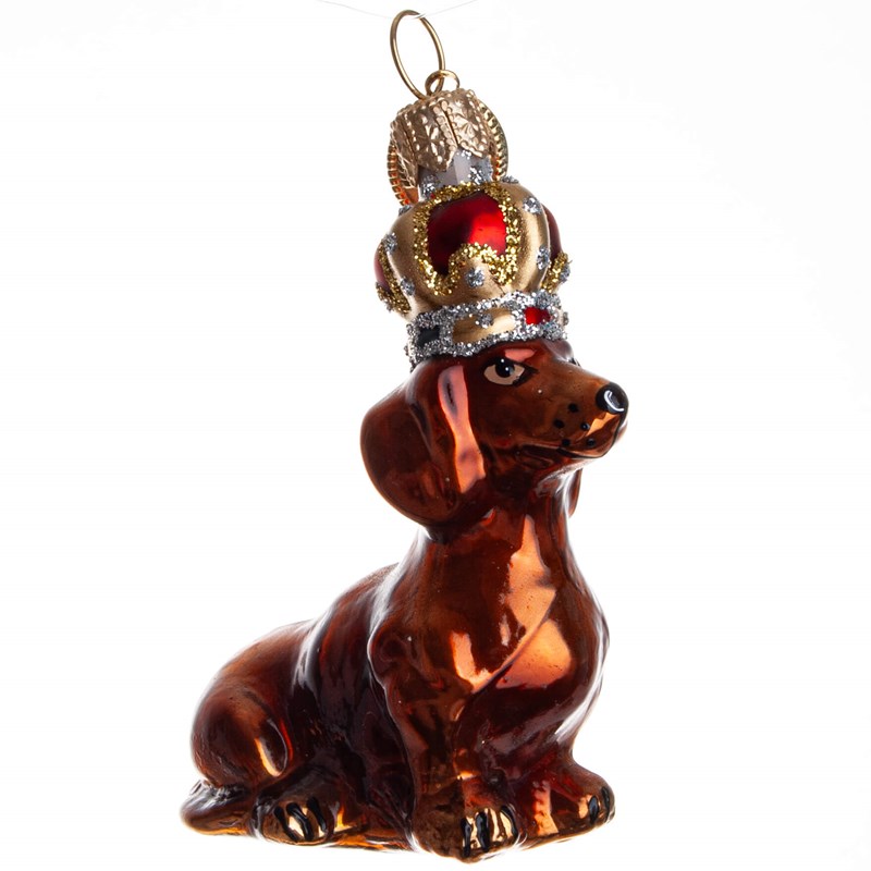 Brink Nordic Julekugle Kongelig Hund Bronze 2