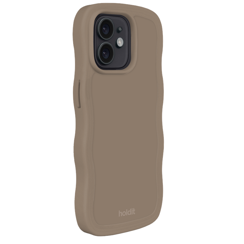 Holdit Mobilcover Wavy Mocca Brun iPhone 12/12 Pro 2
