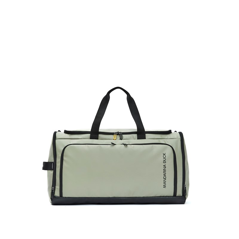 Mandarina Duck Rejsetaske Eco Coated Duffle Beige/grå 1