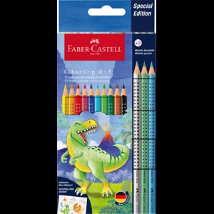 Faber-Castell Farveblyanter 10-Pak Dino Flere farver